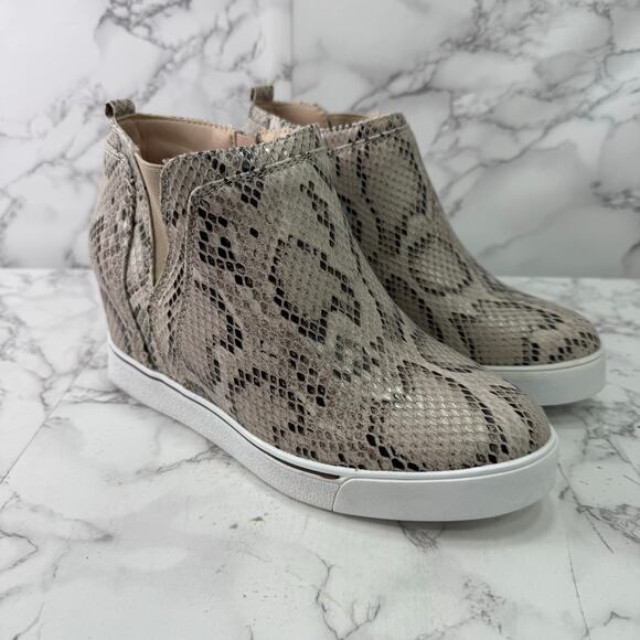 Sugar Women's Wedge Sneakers sz 7.5 Snake-print NEW # M475 - Picture 10 of 11